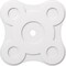 Ekena Millwork Luna Architectural Grade PVC Contemporary Ceiling Medallion, 32"OD x 3"ID x 11"C x 1"P CMP32LA-03000 - alternate 1
